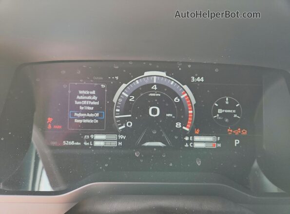 5TFWA5DB6TX369182 2026 TOYOTA TUNDRA Синий Вид щитка приборов