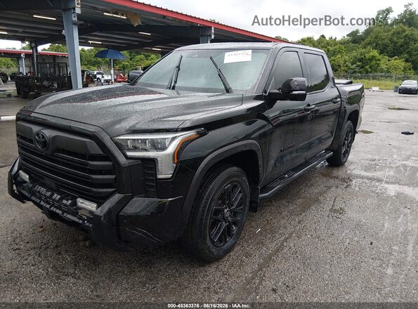 5TFWA5DBXSX328620 2025 TOYOTA TUNDRA Black Առջևի ձախ երեք քառորդ տեսարան
