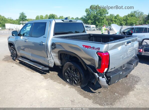 5TFWC5DB0SX101575 2025 TOYOTA TUNDRA HYBRID Silver Rear left