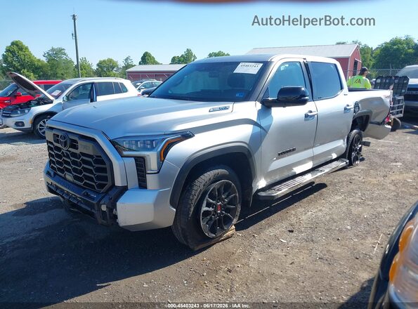 5TFWC5DB0SX101575 2025 TOYOTA TUNDRA HYBRID Silver Front left