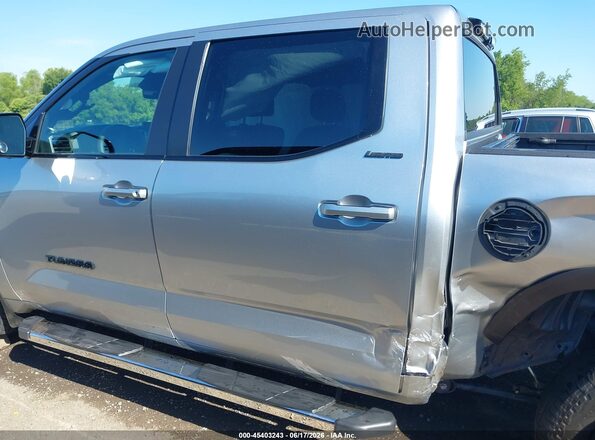 5TFWC5DB0SX101575 2025 TOYOTA TUNDRA HYBRID Silver Rear interior view
