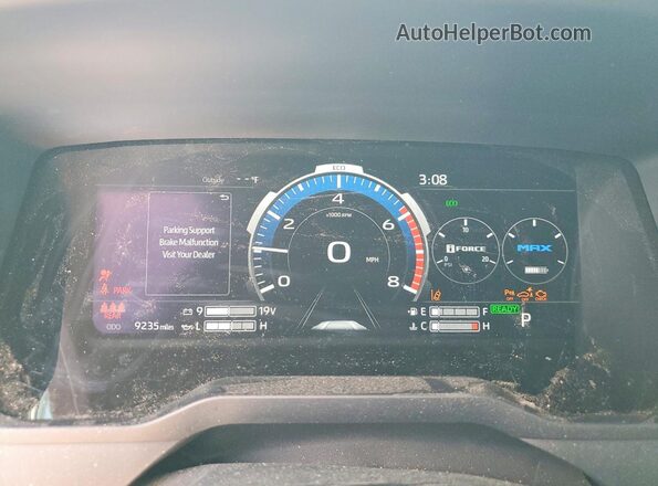 5TFWC5DB4TX115965 2026 TOYOTA TUNDRA Black Вид щитка приладів