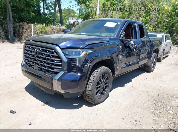 5TFWC5DB7RX071856 2024 TOYOTA TUNDRA HYBRID Синий Передняя левая четверть