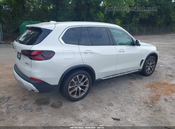 5UX13EU01R9V58062 2024 BMW X5 White Задня права чверть