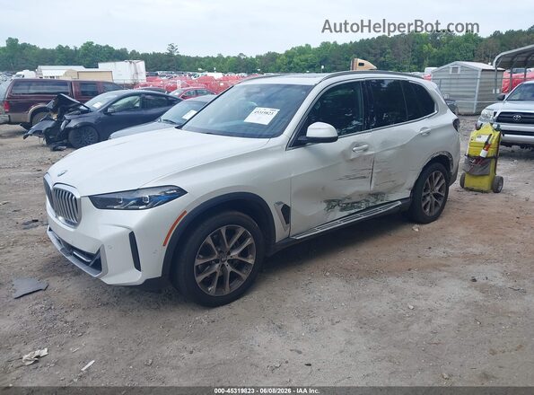 5UX13EU01R9V58062 2024 BMW X5 White Передня ліва чверть