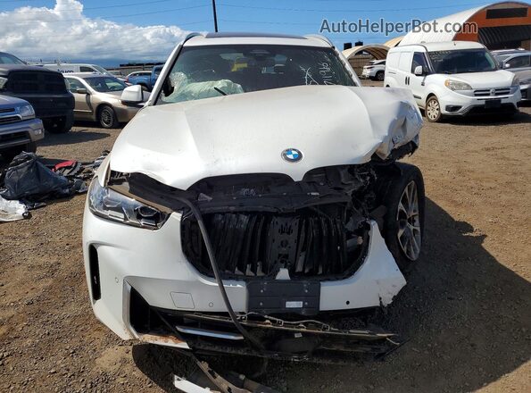 5UX13EU02R9U22622 2024 BMW X5 White წინა ხედი