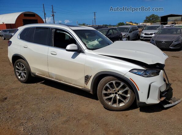 5UX13EU02R9U22622 2024 BMW X5 White წინა მარჯვენა