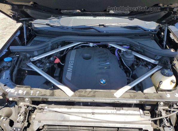 5UX13EU02S9Z46035 2025 BMW X5 Black Engine compartment view