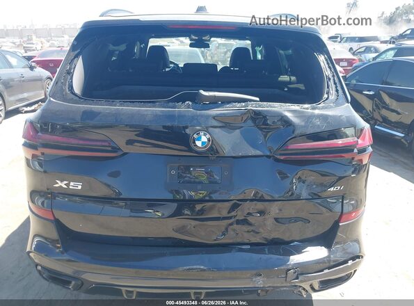 5UX13EU02T9364390 2026 BMW X5 Black Вид спереду
