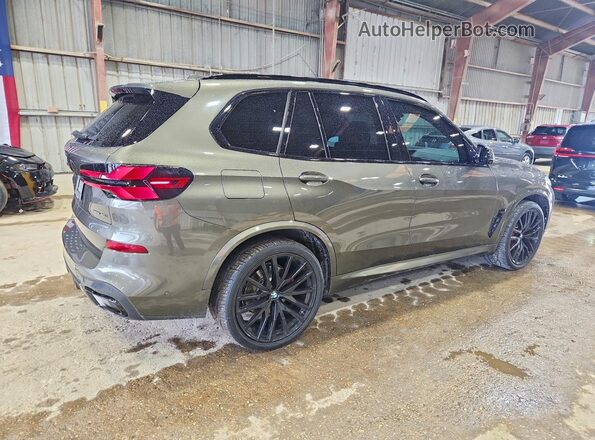 5UX13EU03R9V09042 2024 BMW X5 Green Rear right
