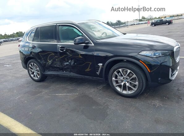 5UX13EU05S9Z16091 2025 BMW X5 Black Vista frontal