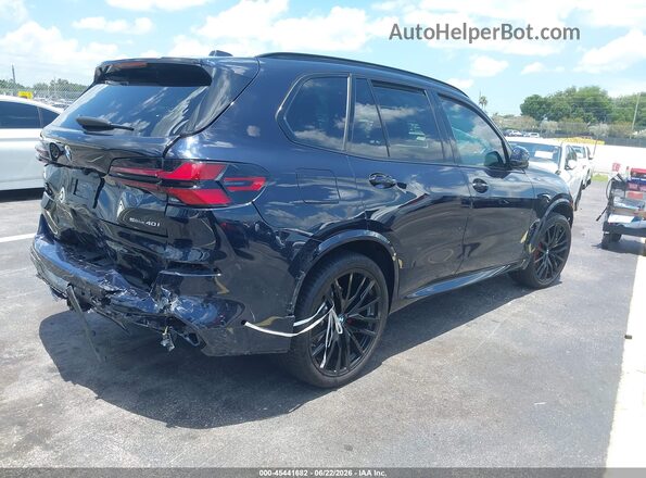 5UX13EU05T9256880 2026 BMW X5 Blue Tył prawy