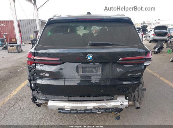 5UX13EU06S9X95572 2025 BMW X5 Black 