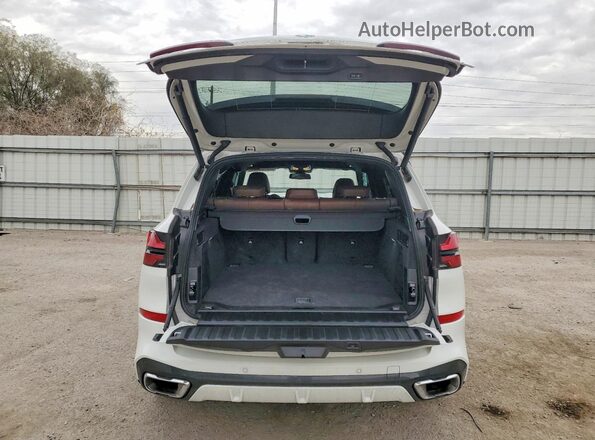 5UX13EU06T9052816 2026 BMW X5 White Vista trasera