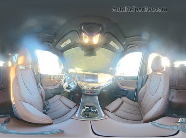 5UX13EU06T9052816 2026 BMW X5 White Vista interior de 360 grados