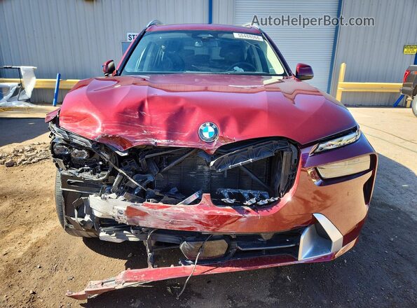 5UX23EM01T9030503 2026 BMW X7 Burgundy Vista frontal