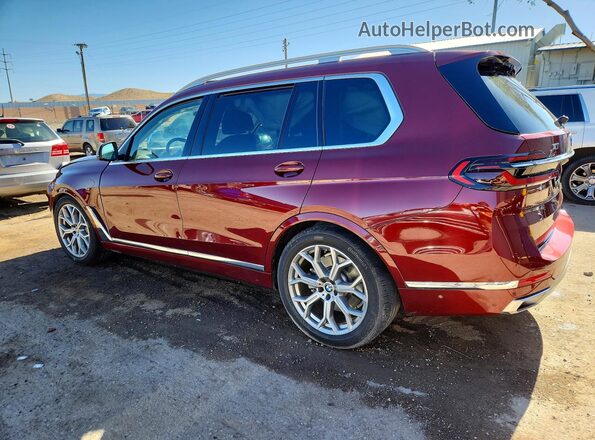 5UX23EM01T9030503 2026 BMW X7 Burgundy Trasero izquierdo