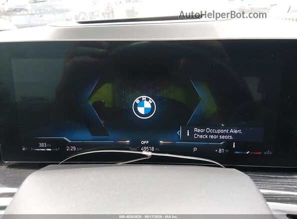 5UX23EM03P9S00897 2023 BMW X7 Gray უკანა სავარძლების ხედი