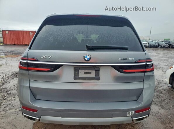 5UX23EM03S9W24587 2025 BMW X7 Gray Rear view