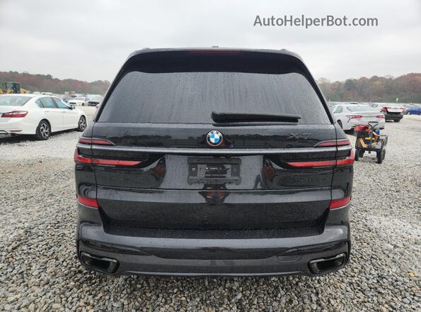 5UX23EM04S9W51796 2025 BMW X7 Black Вид ззаду