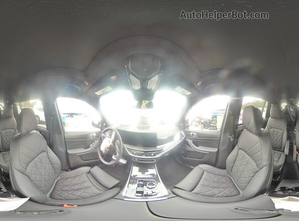 5UX23EM04S9W51796 2025 BMW X7 Black Вид наклейки з VIN-кодом