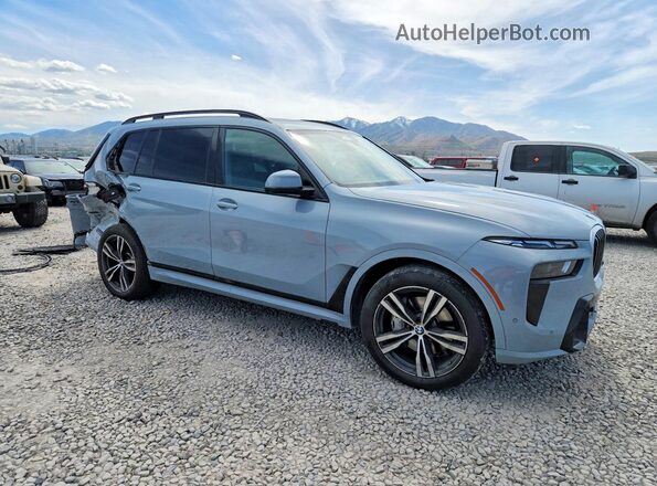5UX23EM07P9P76086 2023 BMW X7 Silver Przód prawy