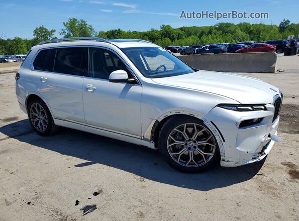 5UX23EM07S9Z65653 2025 BMW X7 White Առջևի աջ