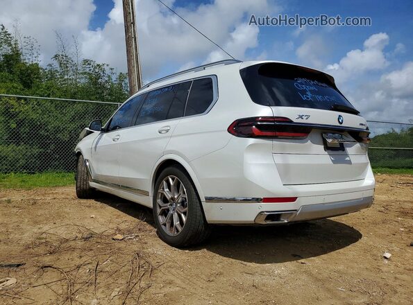 5UX23EM08S9X21557 2025 BMW X7 White Հետևի ձախ