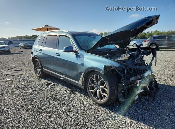 5UX23EM0XP9P22992 2023 BMW X7 Blue Front right