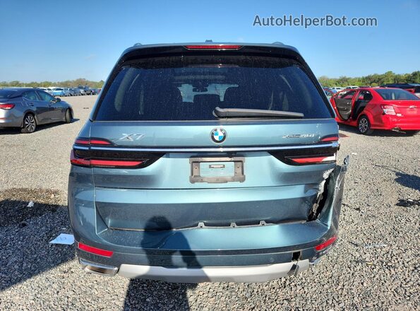 5UX23EM0XP9P22992 2023 BMW X7 Blue Rear view