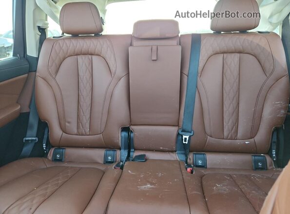 5UX23EM0XP9P22992 2023 BMW X7 Blue Rear seats view