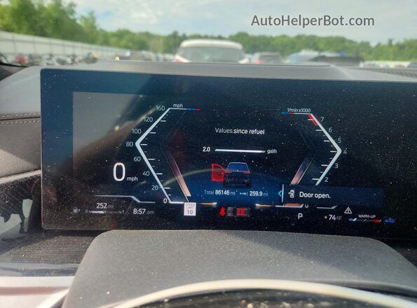 5UX23EM0XP9P90399 2023 BMW X7 Black Widok zestawu wskaźników