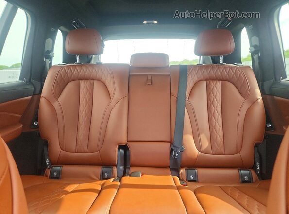 5UX23EM0XP9P90399 2023 BMW X7 Black Widok tylnych siedzeń