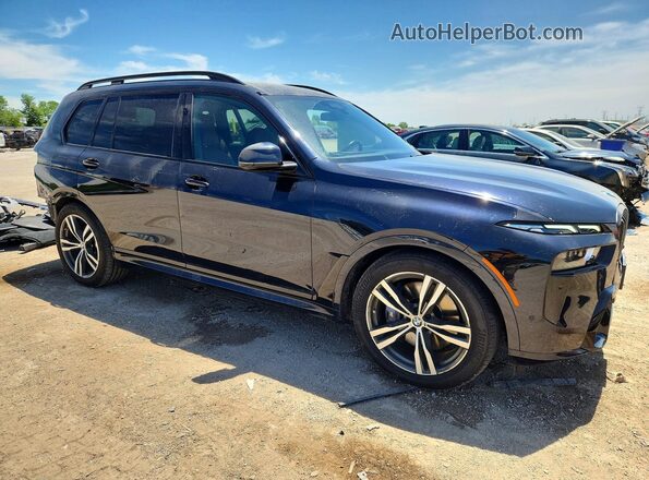 5UX23EM0XR9S57309 2024 BMW X7 Синий Передняя правая четверть