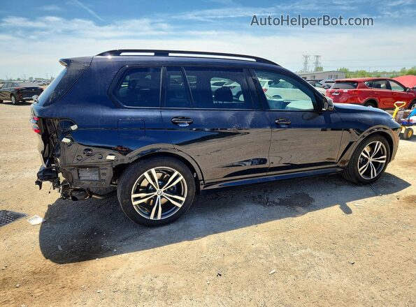 5UX23EM0XR9S57309 2024 BMW X7 Синий Задняя правая четверть
