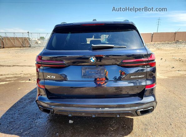 5UX23EU00R9T74218 2024 BMW X5 Blue უკანა ხედი