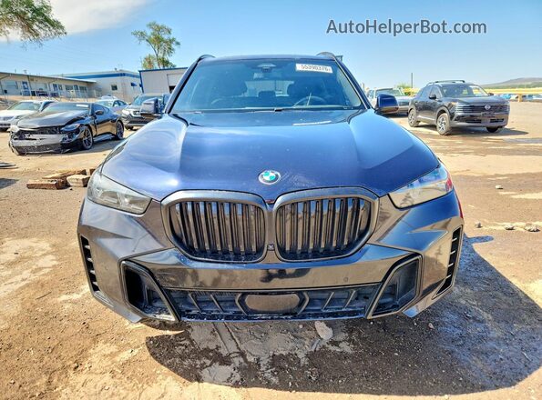 5UX23EU00R9T74218 2024 BMW X5 Blue წინა ხედი