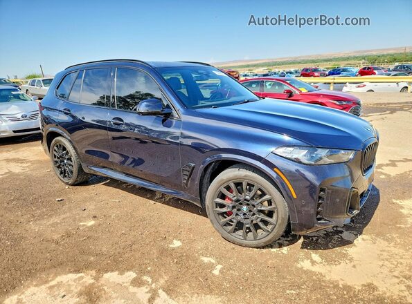 5UX23EU00R9T74218 2024 BMW X5 Blue წინა მარჯვენა