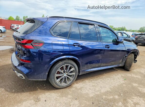 5UX23EU00R9V37417 2024 BMW X5 Blue უკანა მარჯვენა