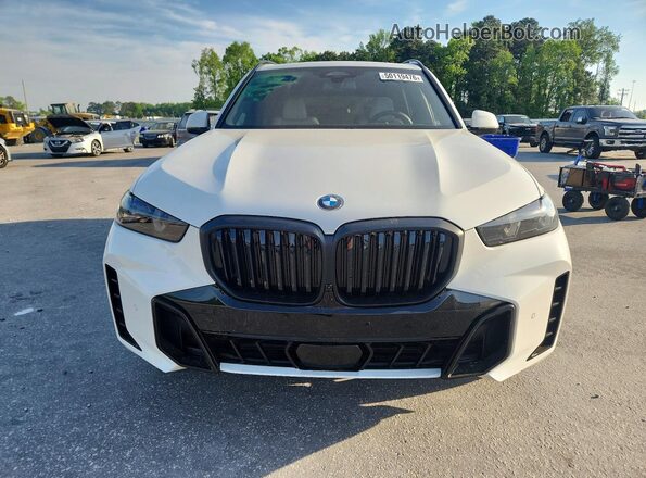 5UX23EU00S9X63706 2025 BMW X5 White Դիմացի տեսք