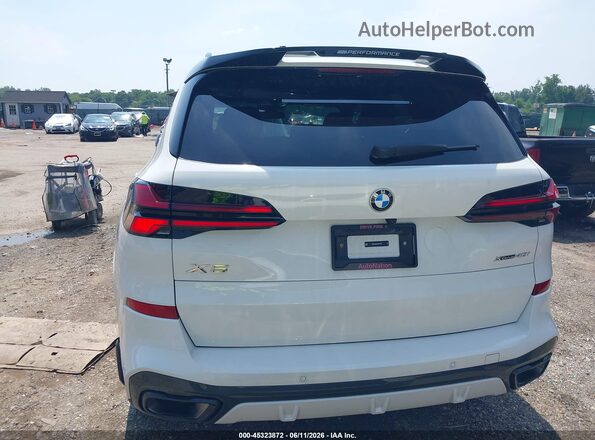5UX23EU01S9X24798 2025 BMW X5 White 