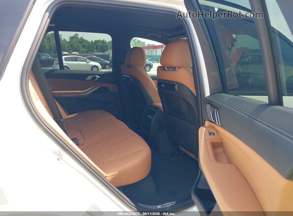 5UX23EU01S9X24798 2025 BMW X5 White Vista de la etiqueta del VIN
