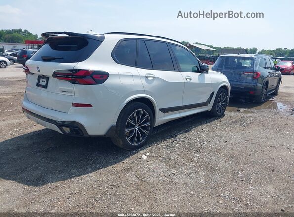 5UX23EU01S9X24798 2025 BMW X5 White Trasero derecho