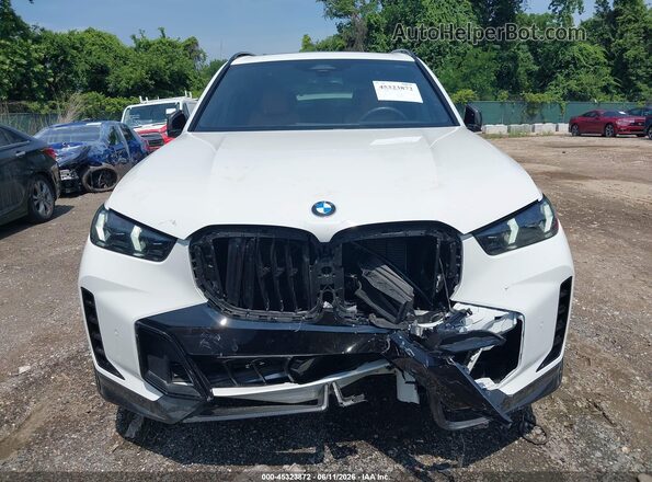 5UX23EU01S9X24798 2025 BMW X5 White Vista del cuadro de instrumentos