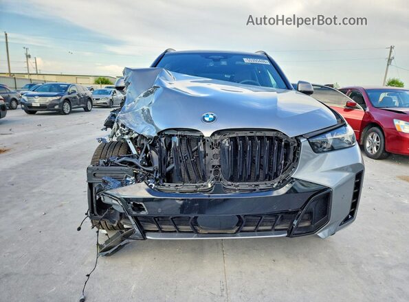 5UX23EU01S9Z65552 2025 BMW X5 Gray Դիմացի տեսք