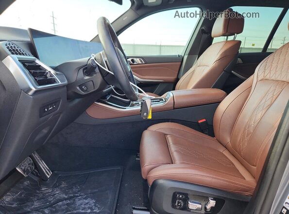 5UX23EU01S9Z65552 2025 BMW X5 Gray Սալոնի դիմացի տեսք