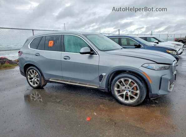 5UX23EU02R9S99425 2024 BMW X5 Gray Front right