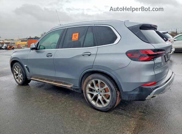 5UX23EU02R9S99425 2024 BMW X5 Gray Rear left