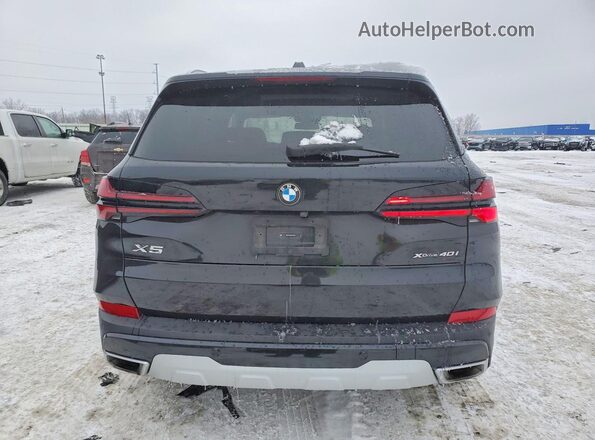 5UX23EU02R9V32428 2024 BMW X5 Black Rear view