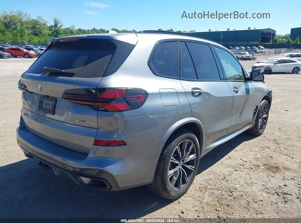 5UX23EU02S9Z06140 2025 BMW X5 Gray Հետևի աջ